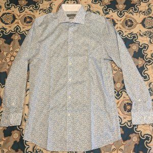 Men's Perry Ellis Slim Fit Floral Shirt Medium